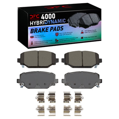 DFC 12-20 Chrysler Town & Country (Van) Rear Geospec Rotors w/4000 HybriDynamic Pads w/Hardware