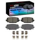 DFC 12-20 Chrysler Town & Country (Van) Rear Geospec Rotors w/4000 HybriDynamic Pads w/Hardware