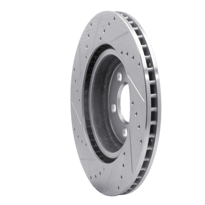 R1 05-23 Dodge Challenger Front Drill & Slot Silver Rotors