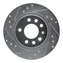 R1 06-10 Pontiac Solstice Front & Rear Drilled & Slotted Silver Brake Rotor Set