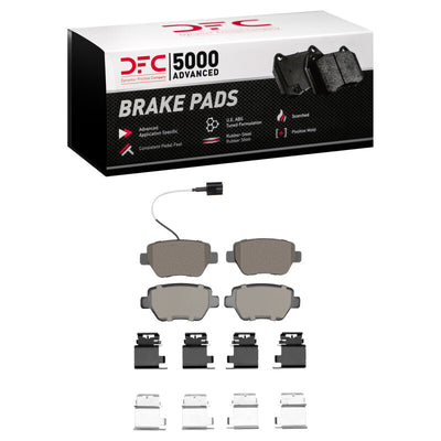 DFC 14-16 Maserati Ghibli Front & Rear Geospec Rotors with 5000 Advanced Brake Pads w/Hardware