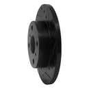 R1 84-88 Chevrolet Nova Front Right Drilled & Slotted Black Brake Rotor
