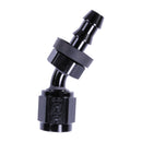 Russell 4AN Twist-Lok 30 Degree Hose End - Black