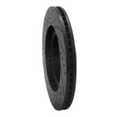 R1 02-06 Infiniti I35 Front Right Drilled & Slotted Black Brake Rotor