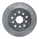R1 01-06 Lexus LS430 Front & Rear Drilled & Slotted Silver Brake Rotor Set