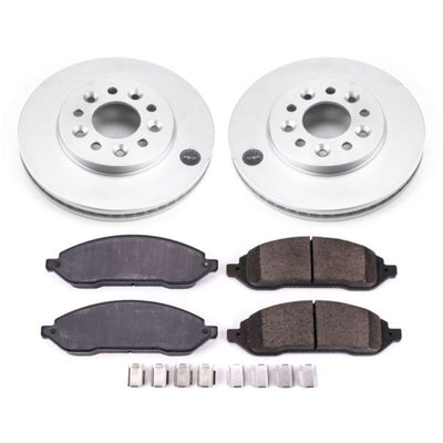 Power Stop 04-07 Ford Freestar Front & Rear Z17 Evolution Geomet Coated Brake Kit