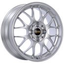 BBS RG-R 17x8 5x120 ET40 CB72.5 Diamond Silver Wheel -82mm PFS/Clip Req