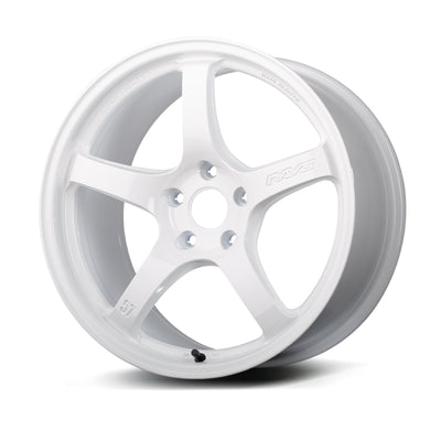 Gram Lights 57CR 15x8.0 +35 4x100 Ceramic White Wheel
