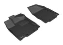 3D MAXpider 2013-2020 Infiniti QX60/JX Kagu 1st & 2nd Row Floormats - Black