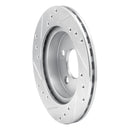 R1 93-97 Ford Thunderbird Front & Rear Drilled & Slotted Silver Brake Rotor Set
