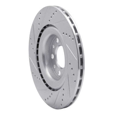 R1 17-25 Alfa Romeo Stelvio Rear Drill & Slot Silver Rotors