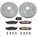 Power Stop 2010 Lincoln MKT Front & Rear Z17 Coated Brake Kit