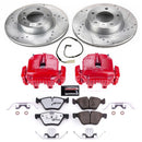 Power Stop 2006 BMW 325i Front & Rear Z26 Street Warrior Brake Kit w/Calipers