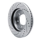 R1 19-25 Ford Ranger Front Drilled & Slotted Silver Brake Rotor Set
