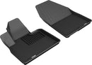 3D MAXpider 2019-2020 Hyundai Santa Fe Kagu 1st & 2nd Row Floormats - Black