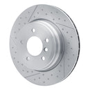DFC 06-13 BMW 328i Rear Brake Rotor - Dimpled and Slotted