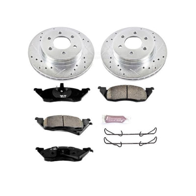 Power Stop 97-98 Dodge Dakota Front & Rear Z23 Evolution Sport Brake Kit