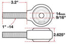 SPC Performance xAxis Rod End Ball Joint