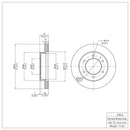 DFC GeoSPEC Coated Rotors - Plain