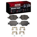 DFC 00-10 Scion TC Front Active Performance Pads and Hardware Kit