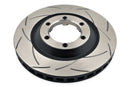 DBA 03-07 Holden Rodeo Front 4X4 Survival T2 Slotted Rotors (Reverse Mount)