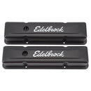 Edelbrock Valve Cover Signature Series Chevrolet 1959-1986 262-400 CI V8 Tall Black