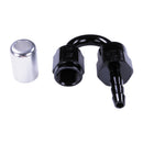 Russell 4AN ProClassic Crimp 180 Degree Hose End - Black