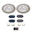 Power Stop 18-20 Mitsubishi Eclipse Cross Front and Rear Semi-Coated Rotor Kit