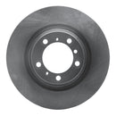 R1 07-16 Porsche Panamera Right Rear Drilled & Slotted Silver Brake Rotor