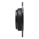 R1 91-99 Acura RL Rear Right Drilled & Slotted Black Brake Rotor