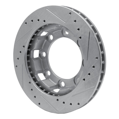 R1 1971-91 Jeep J20 Front Drill & Slot Silver Rotors