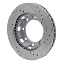 R1 1971-91 Jeep J20 Front Drill & Slot Silver Rotors