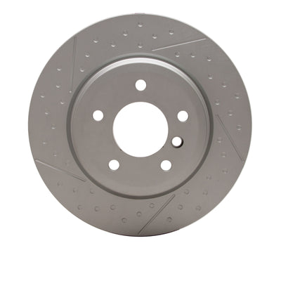 DFC 06-13 BMW 330i Rear GeoSPEC Coated Rotor - Dimpled and Slotted