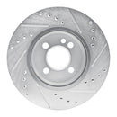 R1 07-15 Mini Cooper Front Drill & Slot Silver Rotors
