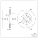 DFC 00-06 Audi TT Front GeoSPEC Coated Rotor