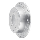 R1 07-17 Chrysler Sebring Rear Drilled & Slotted Silver Brake Rotor Set