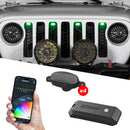 XK Glow XKmax Pre-Runner Style RGBW LED Grill Pods - 4pc