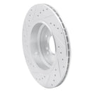 R1 01-06 BMW M3 Front & Rear Drilled & Slotted Silver Brake Rotor Set