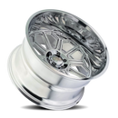 Cali Off-Road 9117 Auburn 20x10 / 6x135 BP / -25mm Offset / 87.1mm Hub Polished Wheel