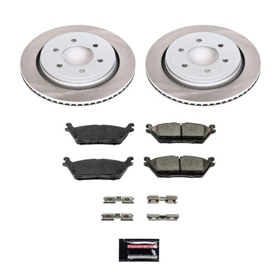 Power Stop 15-17 Ford F-150 Front and Rear Semi-Coated Rotor Kit