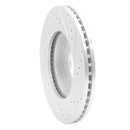 R1 07-10 Chevrolet COBALT Front Left Drilled & Slotted Silver Brake Rotor