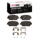 DFC 09-13 Lexus IS250 Front & Rear Geospec Rotors with 5000 Advanced Brake Pads w/Hardware