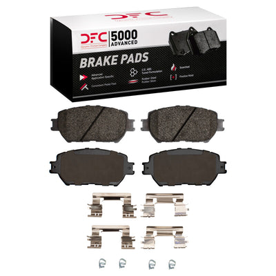 DFC 06-15 Lexus GS300 Front Geospec Rotors with 5000 Advanced Brake Pads w/Hardware