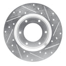 R1 79-80 Toyota Pickup Front Left Drilled & Slotted Silver Brake Rotor