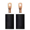 Moroso 1/4in Dia Stud 8 GA Wire Crimp/Solder Battery Cable Terminal Kit (2 Pack)