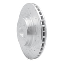 R1 12-21 Tesla X Front & Rear Drilled & Slotted Silver Brake Rotor Set