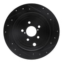 R1 13-20 ScIon FR-S Front & Rear Drill/Slot Black Rotors w/Optimum Pads