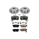 Power Stop 99-00 Honda Civic Front & Rear Autospecialty Brake Kit w/Calipers