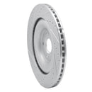 R1 10-24 Jaguar F-Type Front & Rear Drilled & Slotted Silver Brake Rotor Set