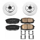 Power Stop 10-13 Kia Forte Front & Rear Z17 Evolution Geomet Coated Brake Kit